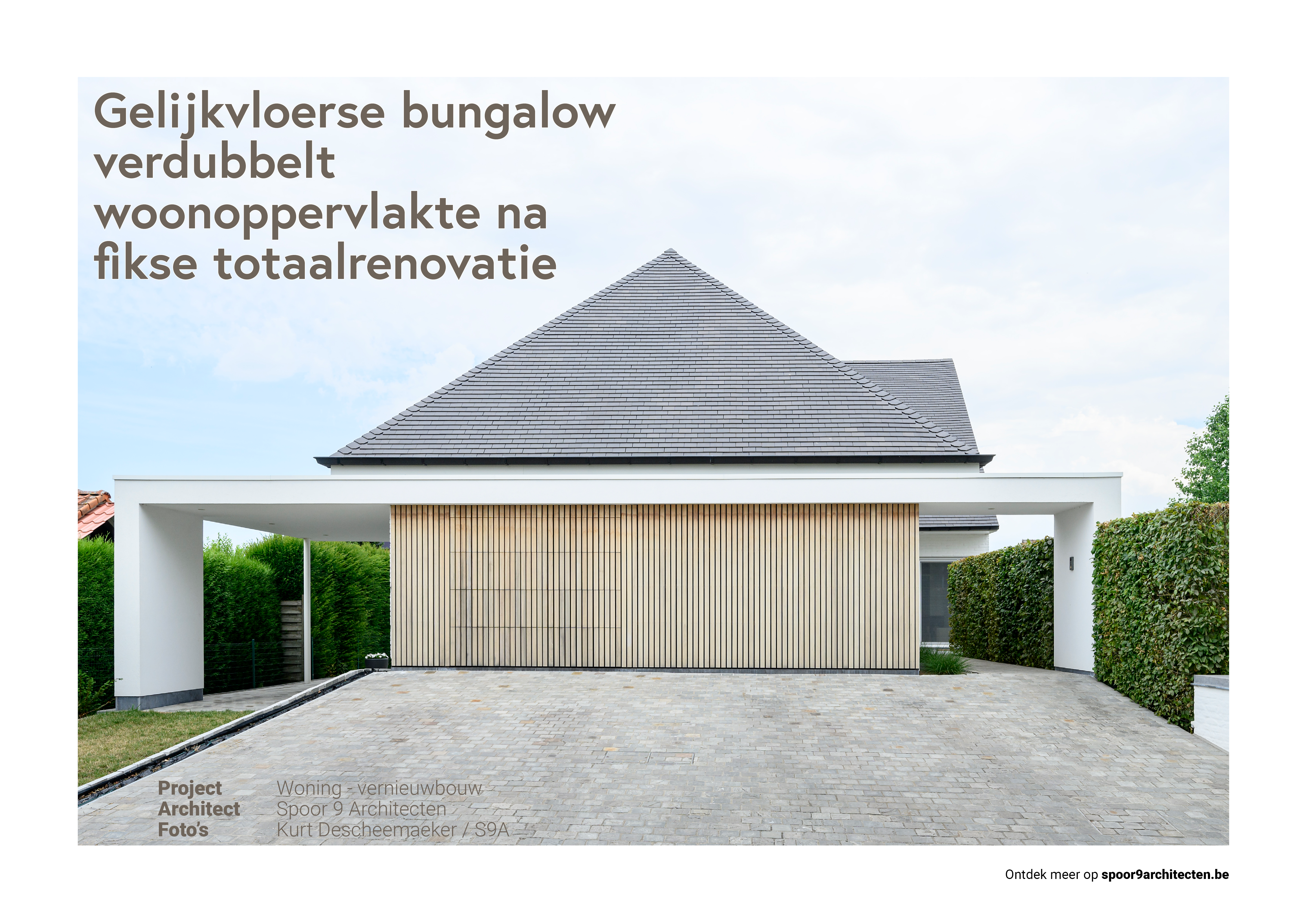 Project 5 - Gelijkvloerse bungalow verdubbelt woonoppervlakte - finale versie